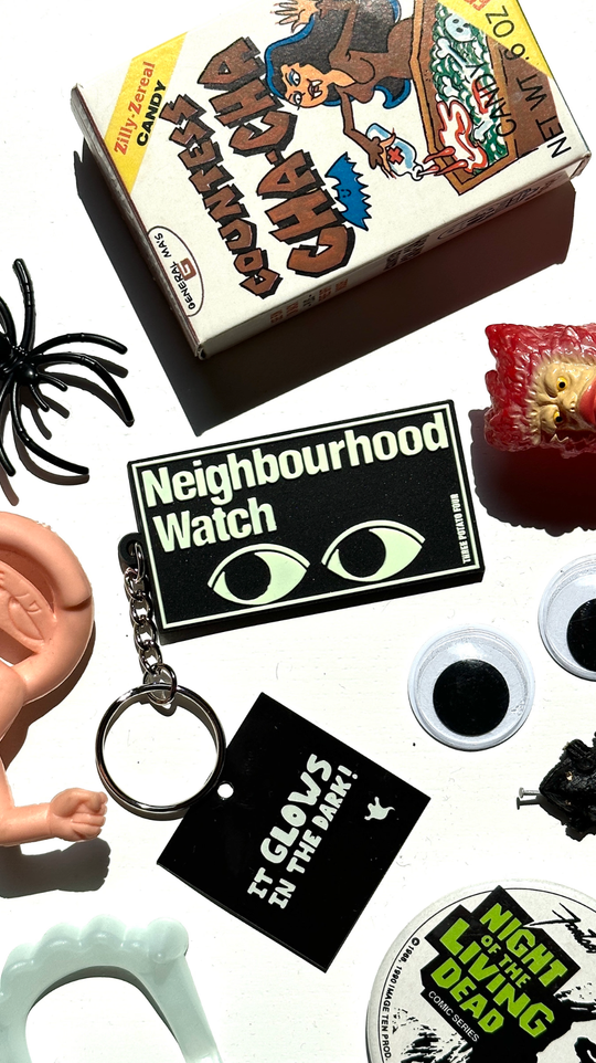 Glow In The Dark Keychain - Neighbourhood Watch