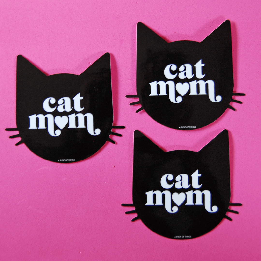 Cat Mom Sticker - Davidson Provision Co.