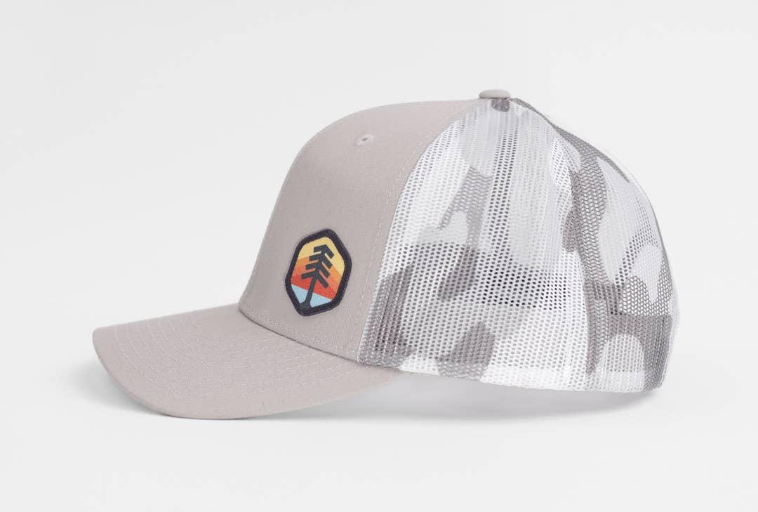 DavProCo Trucker Hat (Gray Camo): Silver / Grey Camo - Davidson Provision Co.