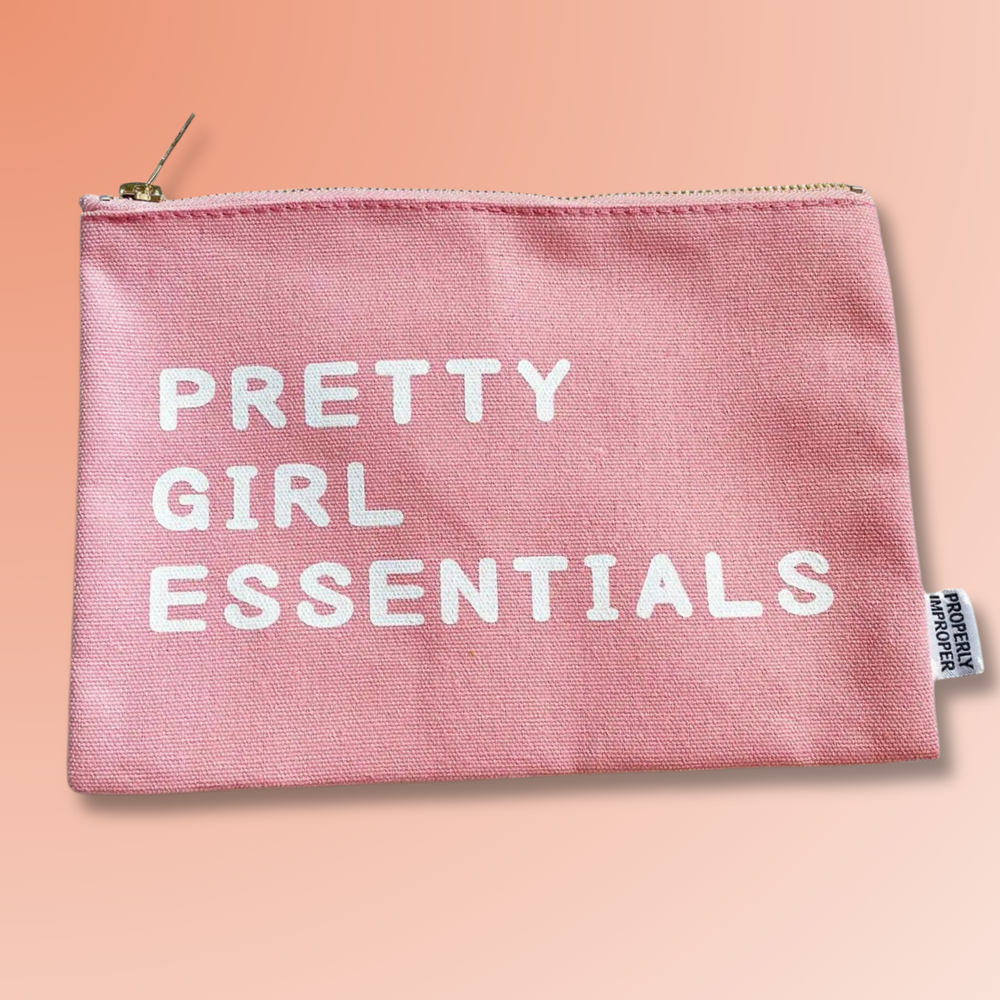 Properly Improper - Pretty Girl Essentials - Canvas Pouch