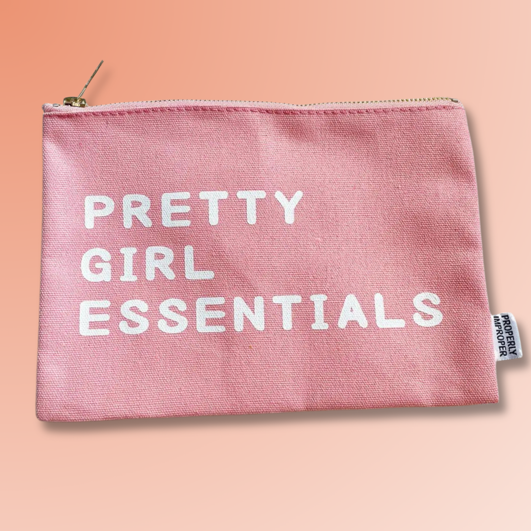 Properly Improper - Pretty Girl Essentials - Canvas Pouch