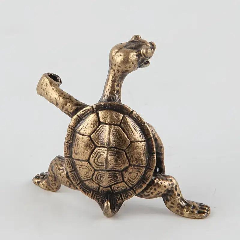 Kung Fu Turtle Incense Holder Bronze/Copper Unique Piece: Bronze - Davidson Provision Co.