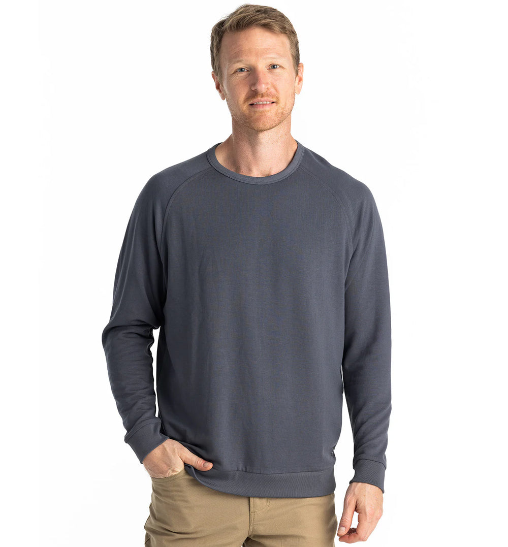 Men's Bamboo Lightweight Fleece Crew