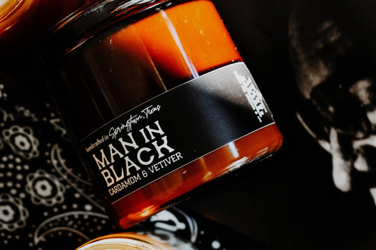 MAN IN BLACK - Cardamom & Vetiver Candle - Davidson Provision Co.