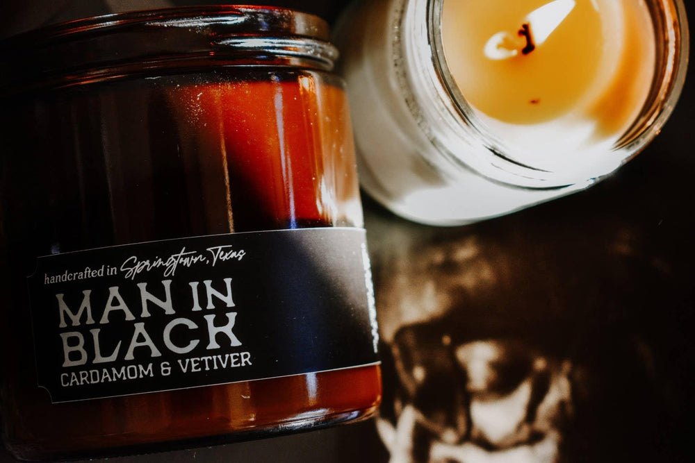 MAN IN BLACK - Cardamom & Vetiver Candle - Davidson Provision Co.