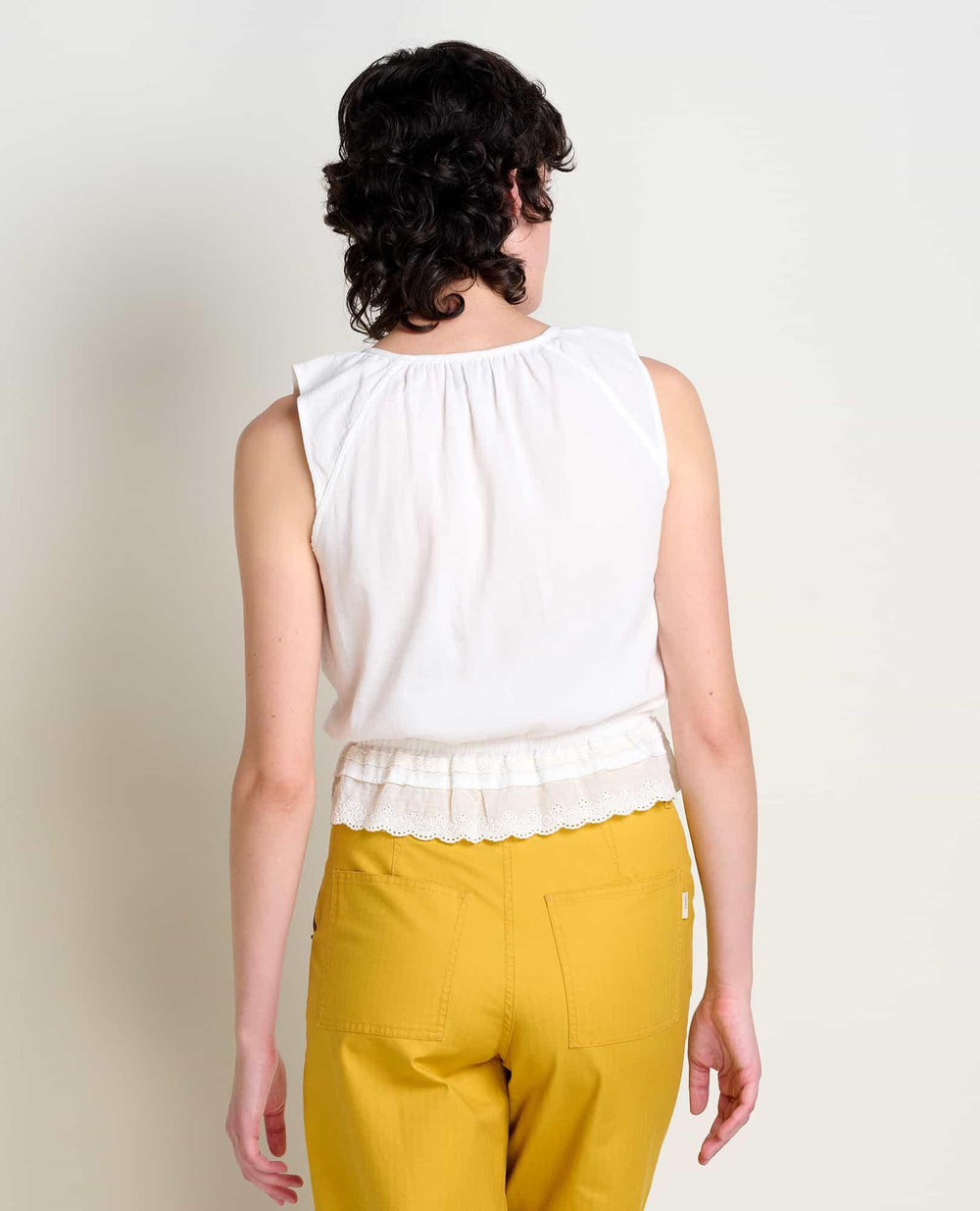 Manzana Ruffle Tank - Davidson Provision Co.