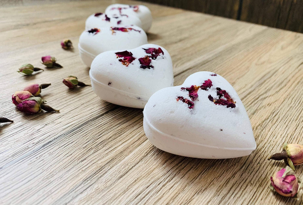 Organic Rose Heart Bath Bomb, Valentine’s Day: Paper packaging - Davidson Provision Co.