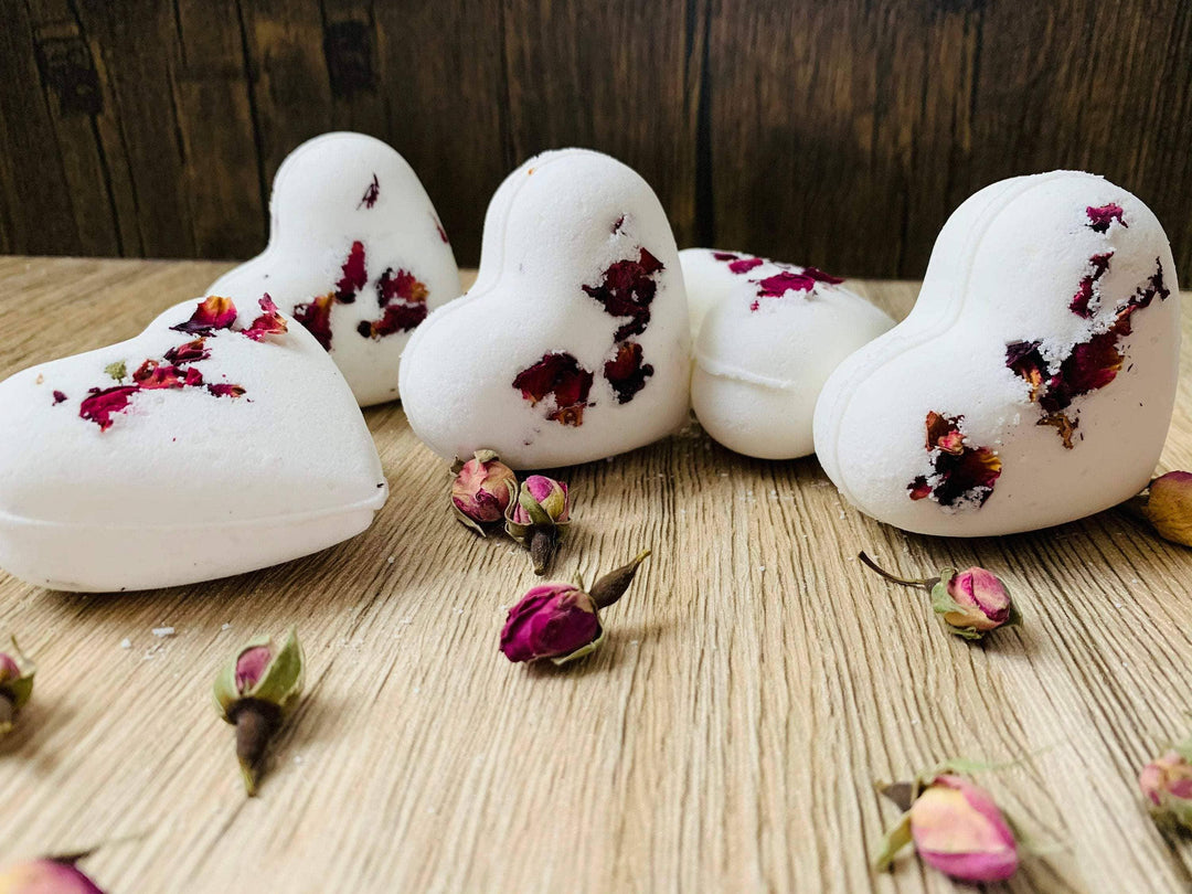 Organic Rose Heart Bath Bomb, Valentine’s Day: Paper packaging - Davidson Provision Co.