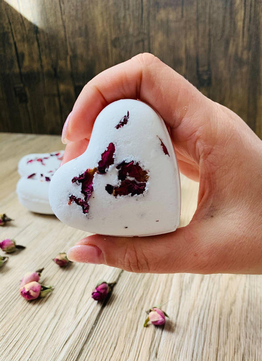 Organic Rose Heart Bath Bomb, Valentine’s Day: Paper packaging - Davidson Provision Co.