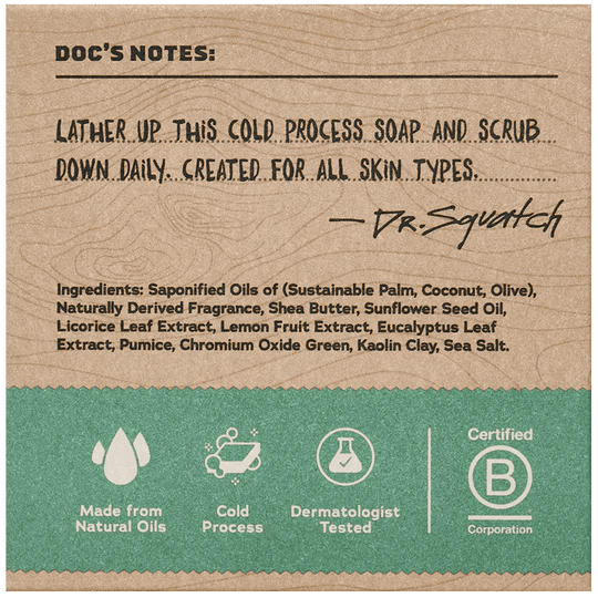 Rainforest Rapids Soap - Dr. Squatch - Davidson Provision Co.