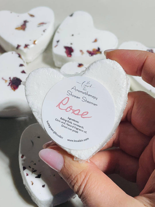 Rose Heart Shower Steamers, Valentine’s Day - Davidson Provision Co.