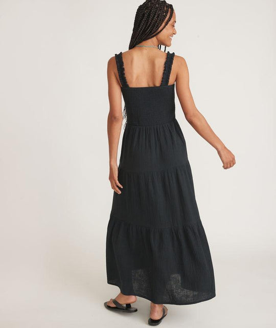 Selene Smocked Tiered Maxi Dress - Davidson Provision Co.