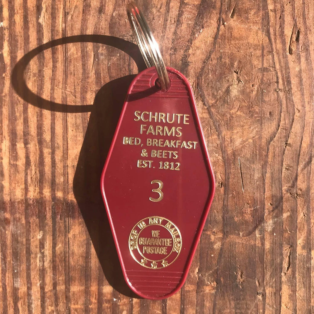 Motel Key Fob - Schrute Farms (The Office) - Davidson Provision Co.