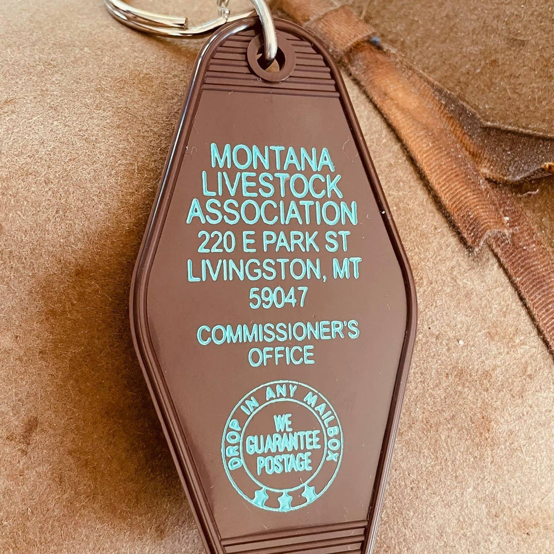 Motel Key Fob - Montana Livestock Association (Yellowstone) - Davidson Provision Co.